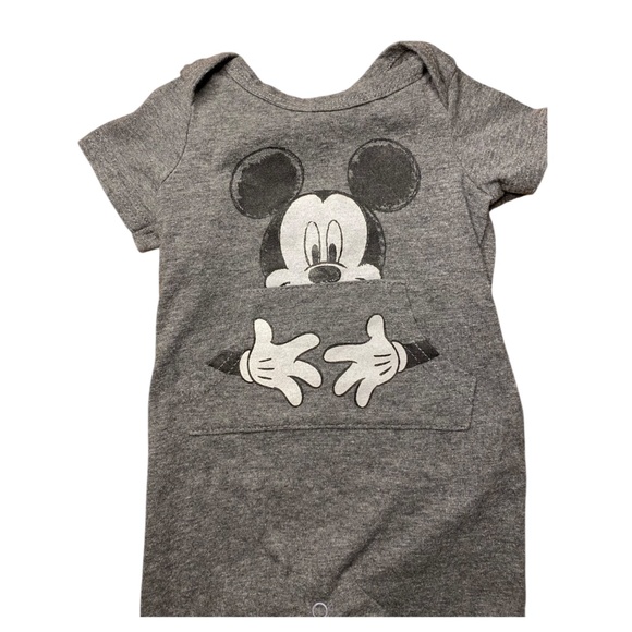 disney baby mickey mouse sleeper and bodysuit set 3-6 months - Picture 5 of 5